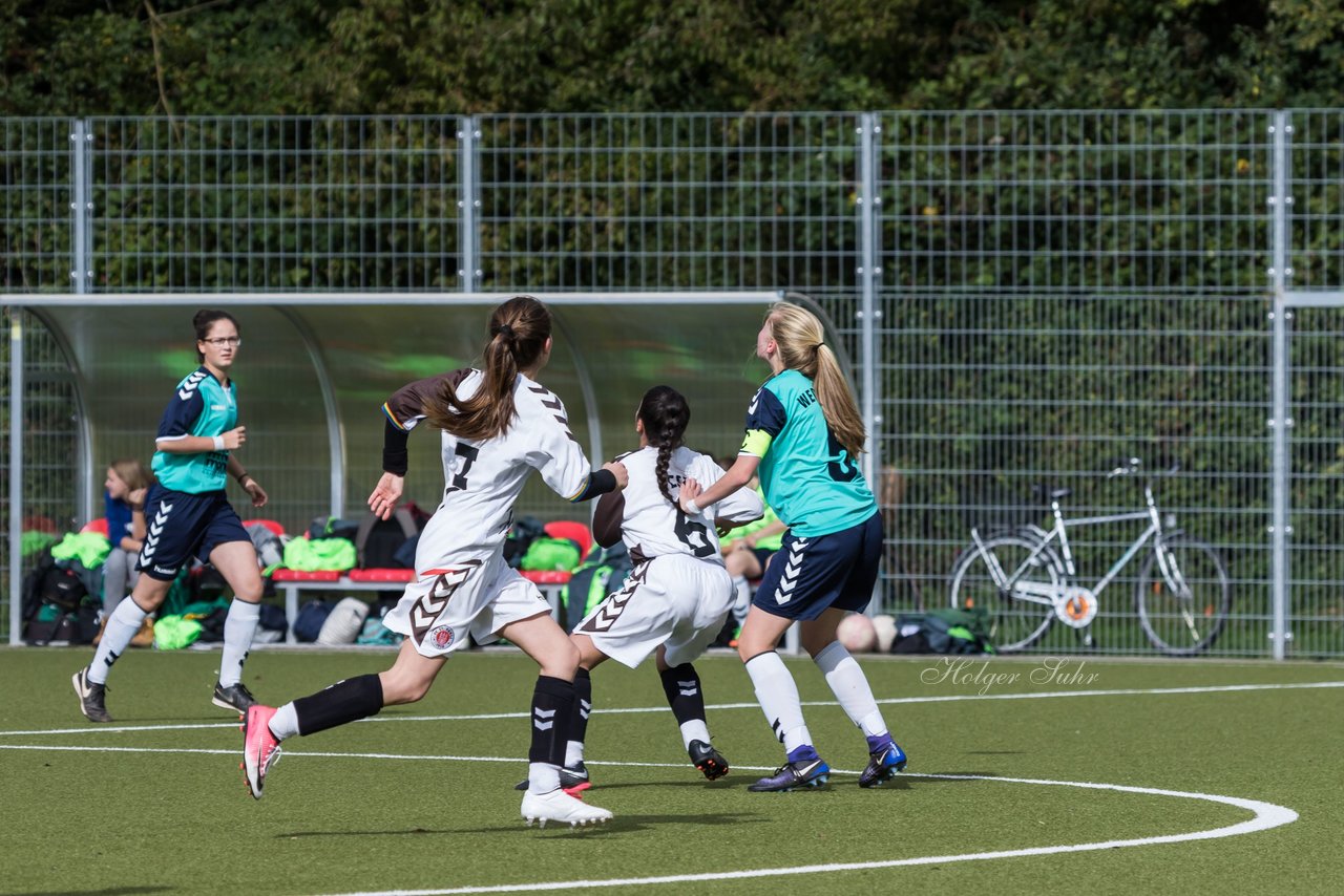 Bild 194 - B-Juniorinnen Wedel - St. Pauli : Ergebnis: 1:2